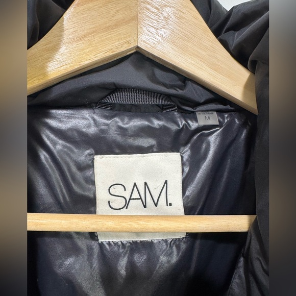 SAM. freestyle jacket coat in matte black Small - Picture 5 of 7
